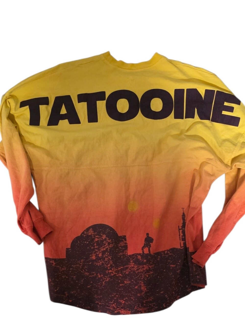 Disney Parks Star Wars Tatooine Sunset Ombre Spirit Jersey Small